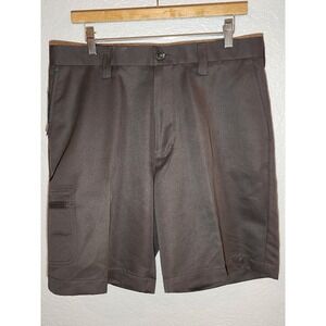 Roundtree & Yorke NWT Men's Cargo Shorts Size 24 9" Inseam Dark Green